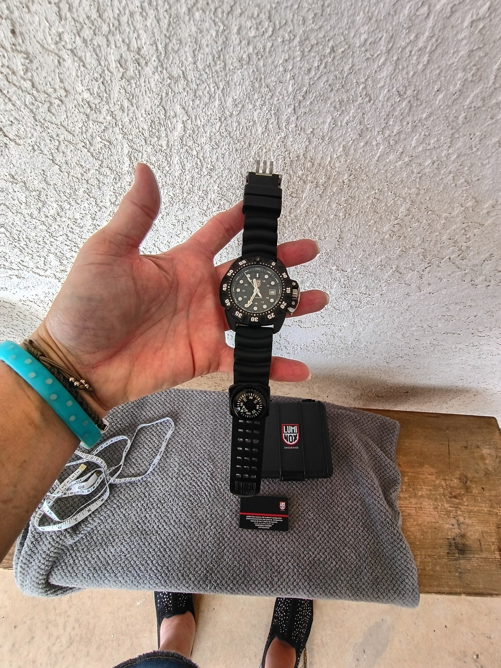 Luminox Scott Cassell Deep Dive Watch XS1551, Add On Compass, Good - Picture 10 of 16